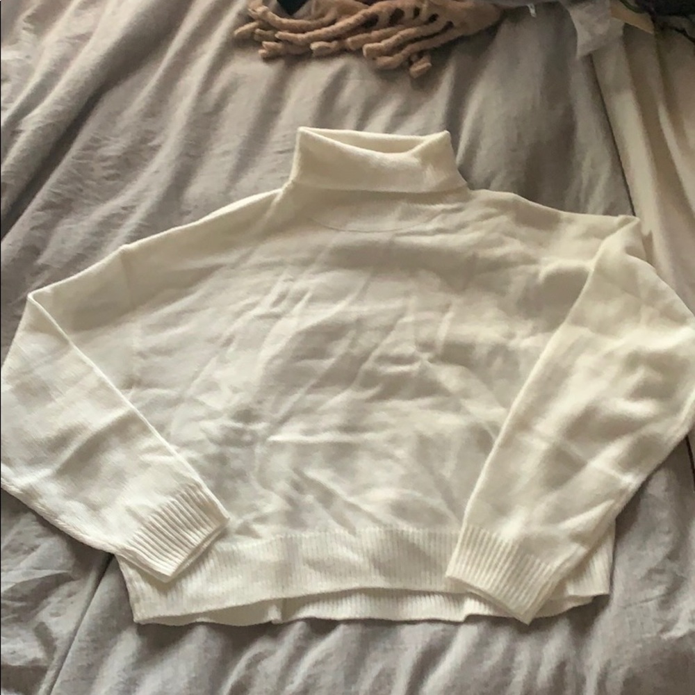 White turtleneck